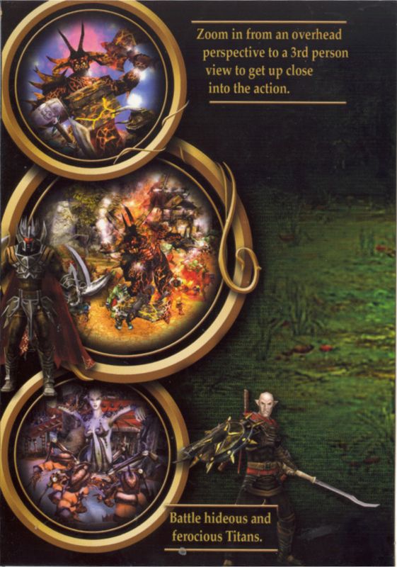 Inside Cover for SpellForce: The Order of Dawn (Windows): Left Flap