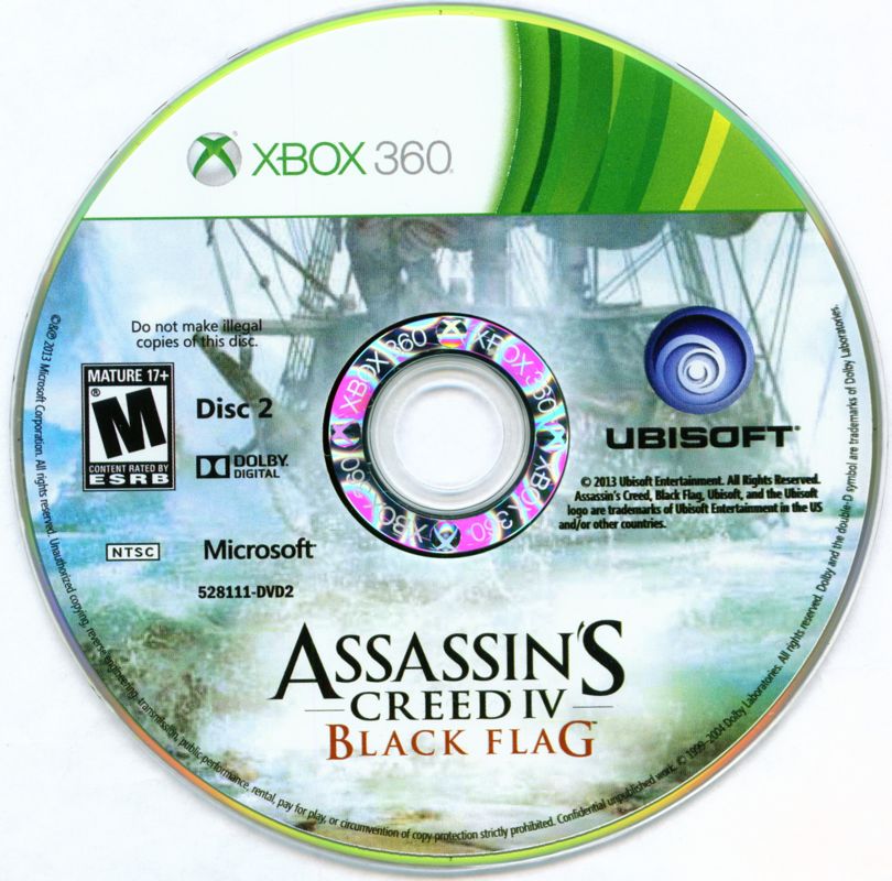 Media for Assassin's Creed IV: Black Flag (Special Edition) (Xbox 360): Disc 2