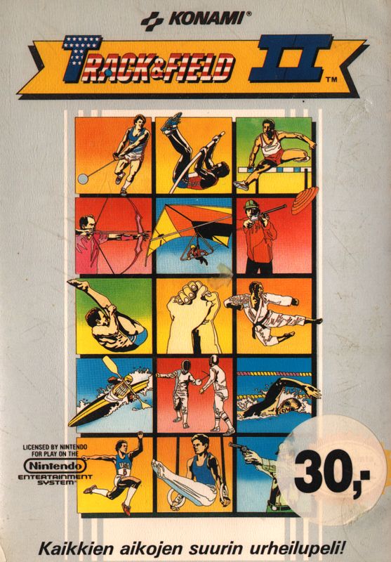 Front Cover for Track & Field II (NES)