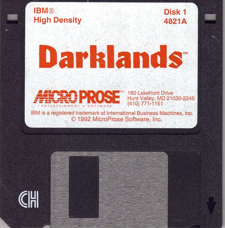 Media for Darklands (DOS) (3.5" disk version): Disk 1/10