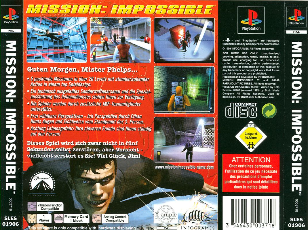 Mission impossible deals playstation 1