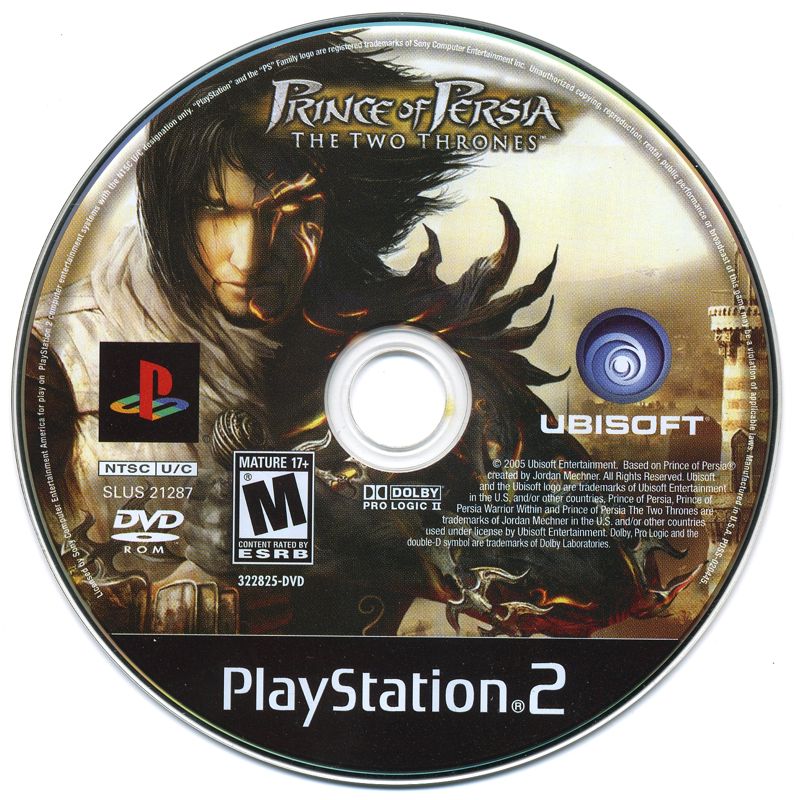 Prince of Persia Two Thrones Sony Playstation 2 Game