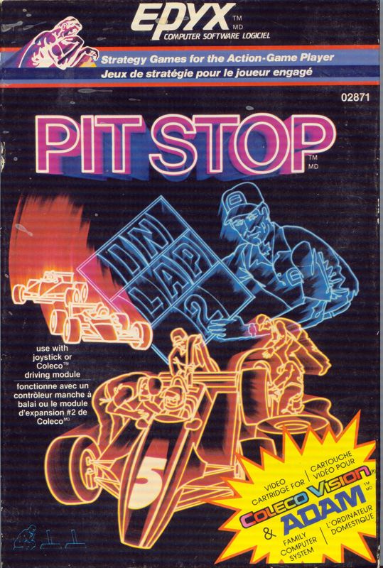 Front Cover for Pitstop (ColecoVision)