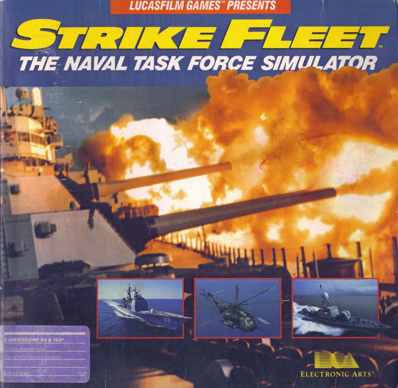 Front Cover for Strike Fleet (Commodore 64)
