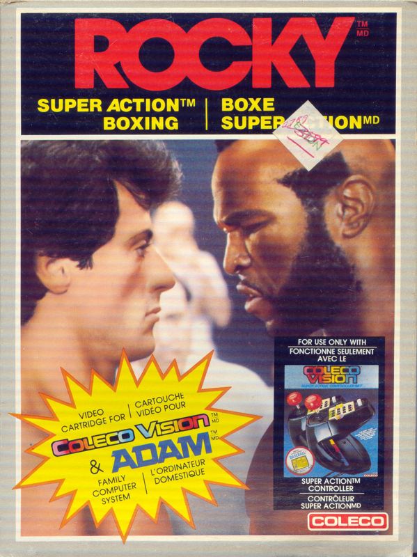 Rocky Super Action Boxing box covers - MobyGames