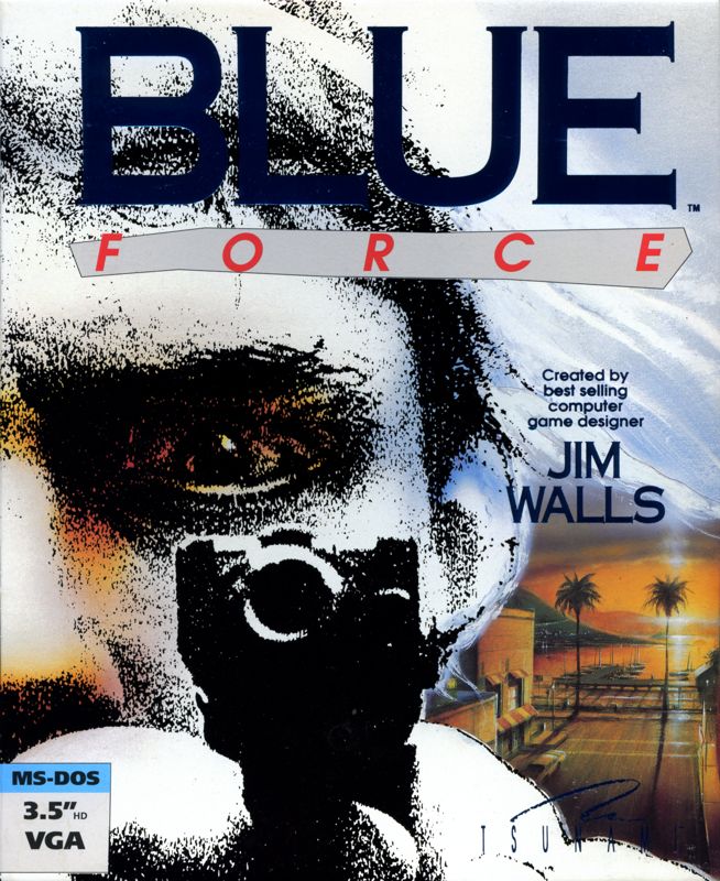 Front Cover for Blue Force (DOS) (Floppy Disk Version)