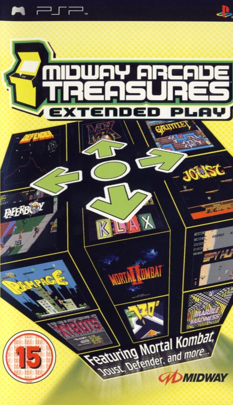 Front Cover for Midway Arcade Treasures: Extended Play (PSP)