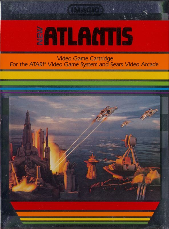 Front Cover for Atlantis (Atari 2600) (Day Scene label)
