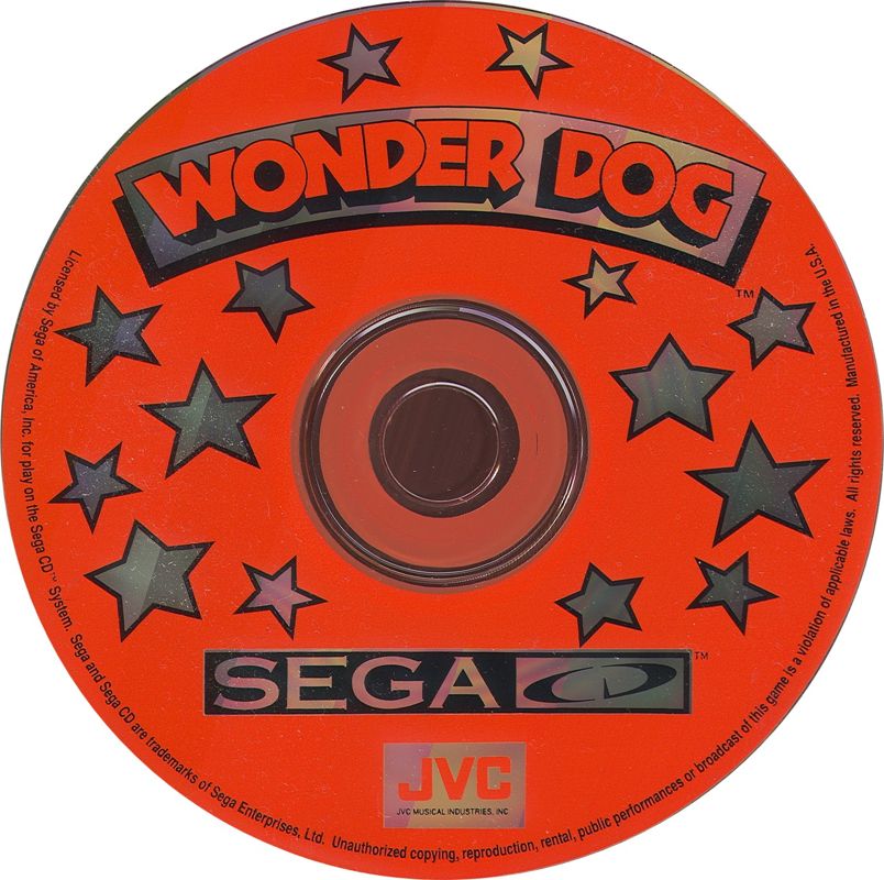 Media for Wonder Dog (SEGA CD)