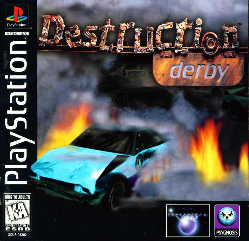 Front Cover for Destruction Derby (PlayStation)