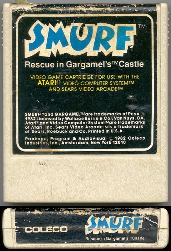 Media for Smurf: Rescue in Gargamel's Castle (Atari 2600)