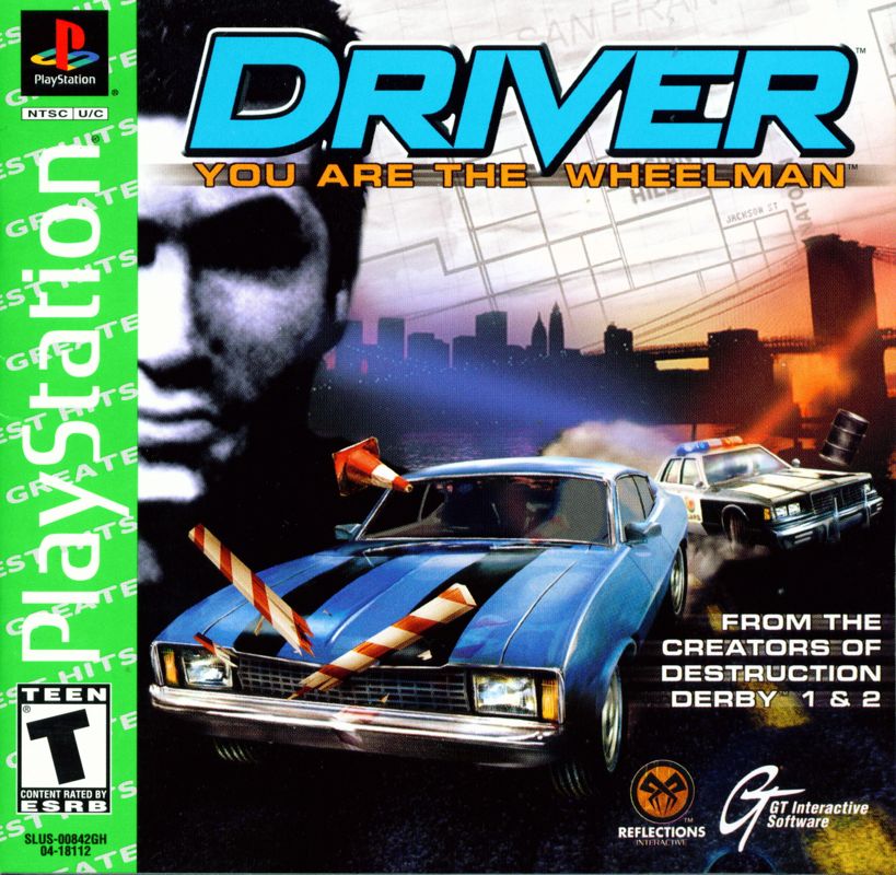 Front Cover for Driver (PlayStation) (Greatest Hits release)