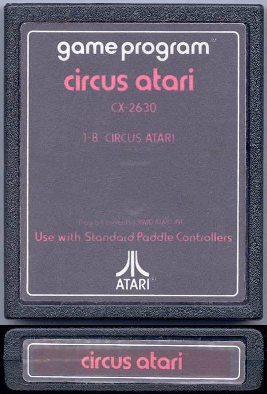 Media for Circus Atari (Atari 2600)