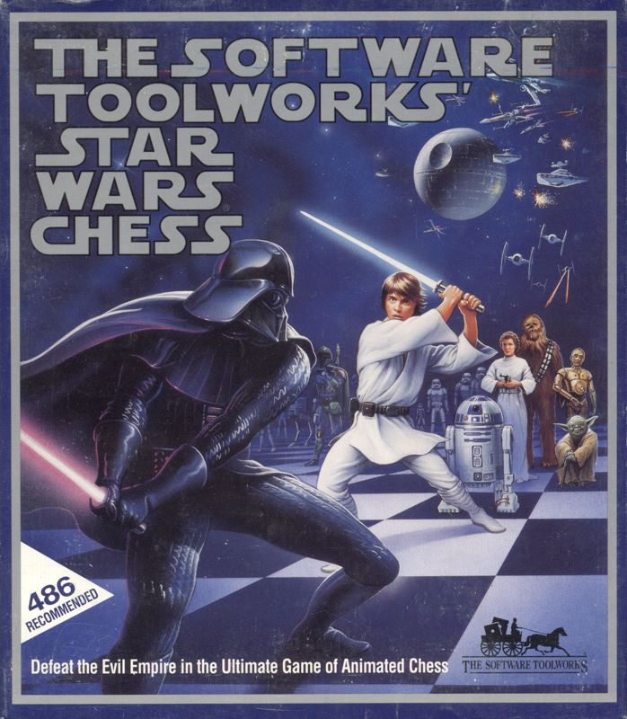 Front Cover for The Software Toolworks' Star Wars Chess (DOS)