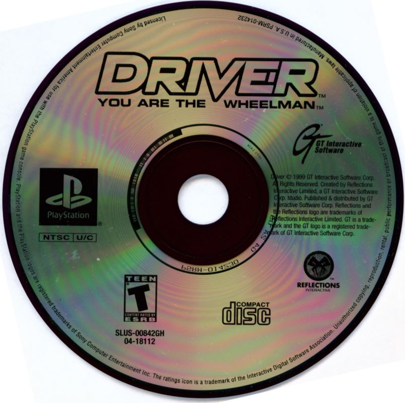 Media for Driver (PlayStation) (Greatest Hits release)