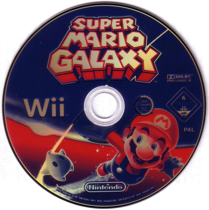 Super Mario Galaxy cover or packaging material - MobyGames