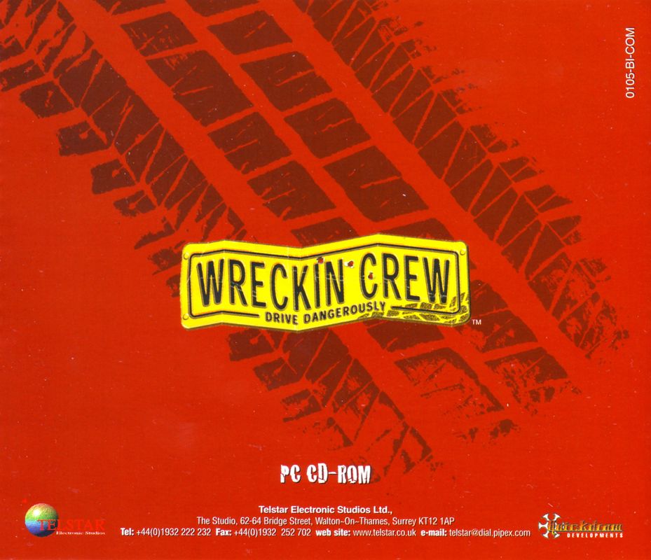 Other for Wreckin Crew (Windows): Jewel Case - Back