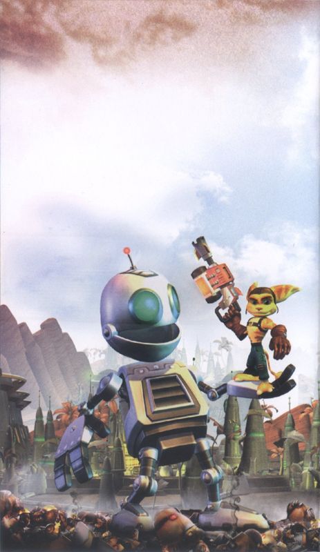 Inside Cover for Ratchet & Clank: Size Matters (PSP): Left