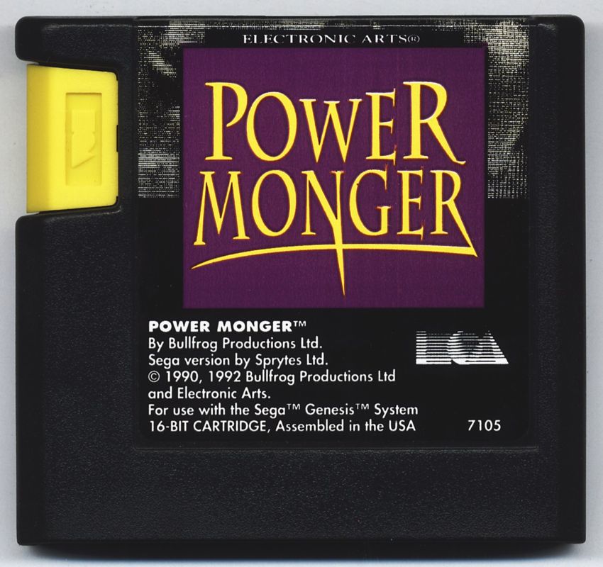 Media for PowerMonger (Genesis)