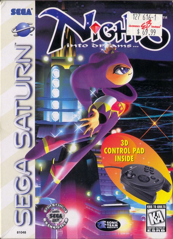 NiGHTS into Dreams (with 3D Control Pad) (1996) - MobyGames