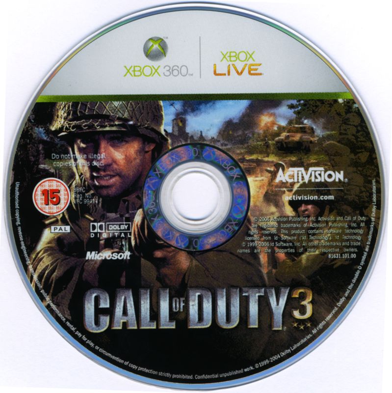Media for Call of Duty 3 (Xbox 360)