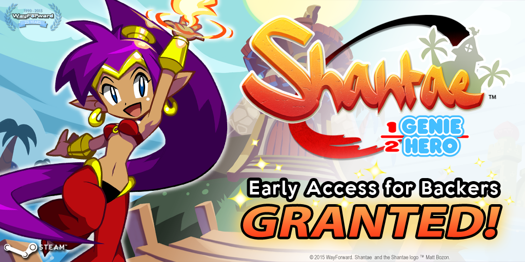 Front Cover for Shantae: Half-Genie Hero Demo (Windows) (WayForward Twitter feed.)