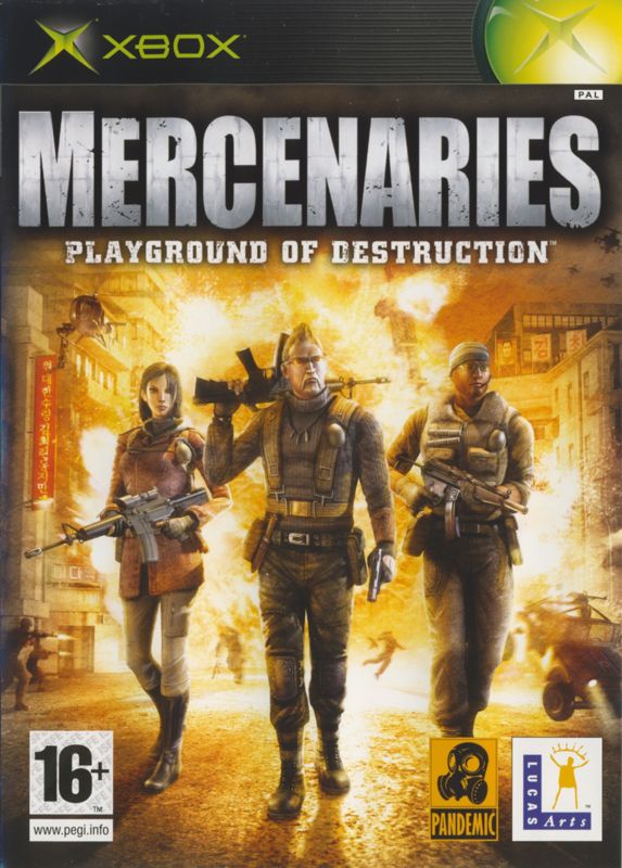 Front Cover for Mercenaries: Playground of Destruction (Xbox)