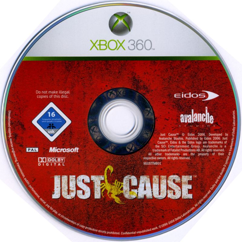 Media for Just Cause (Xbox 360)