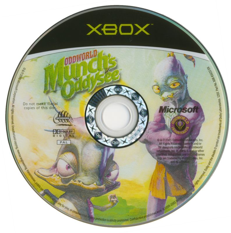 Media for Oddworld: Munch's Oddysee (Xbox)