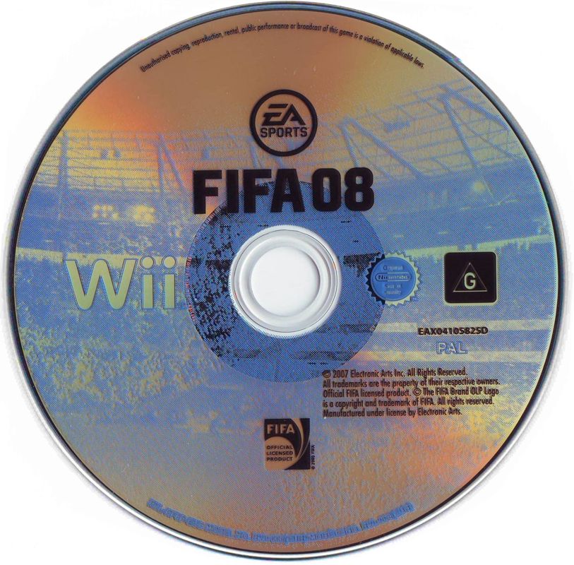Media for FIFA Soccer 08 (Wii)