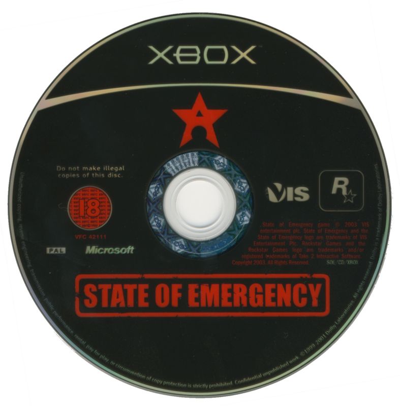 Media for State of Emergency (Xbox)