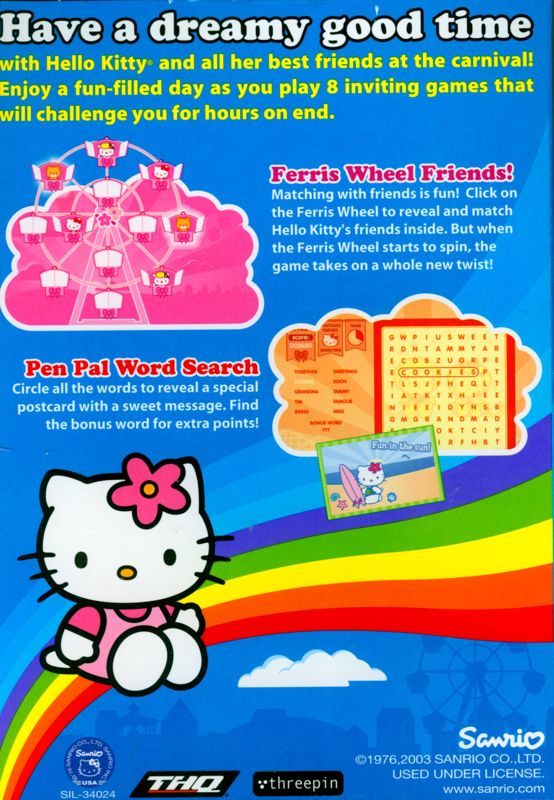 Hello Kitty: Dream Carnival cover or packaging material - MobyGames