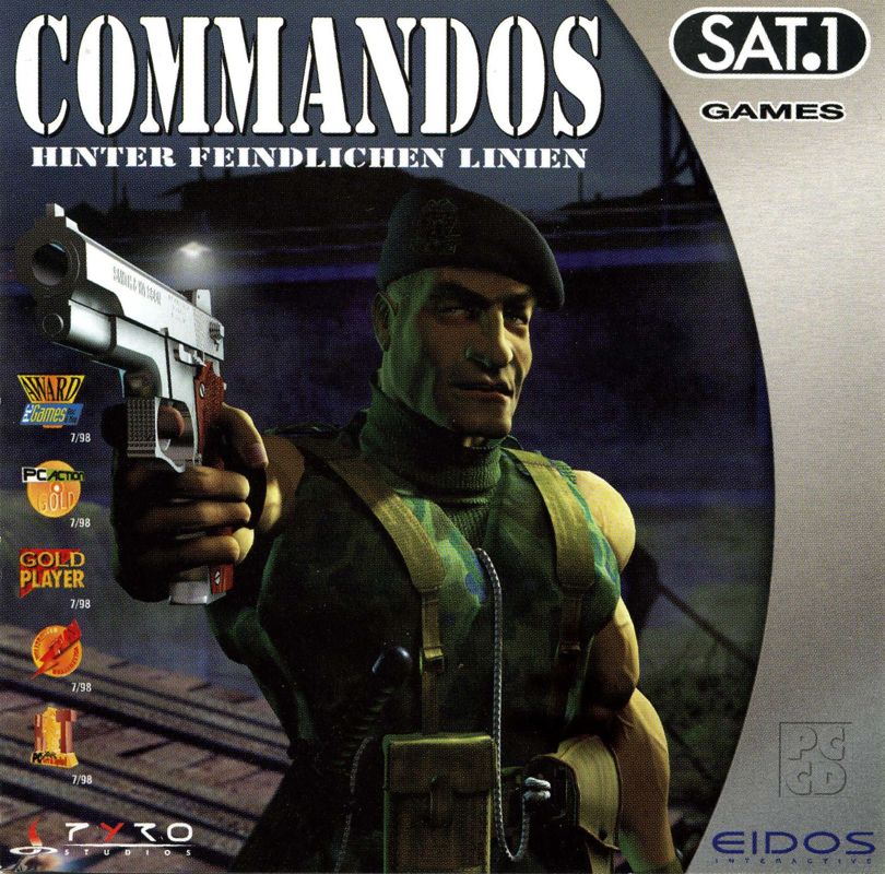 Front Cover for Commandos: Behind Enemy Lines (Windows) (SAT.1 Games release)
