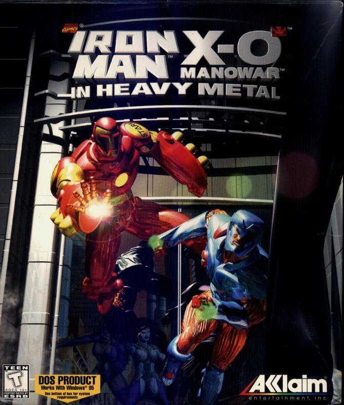 Front Cover for Iron Man / X-O Manowar in Heavy Metal (DOS)