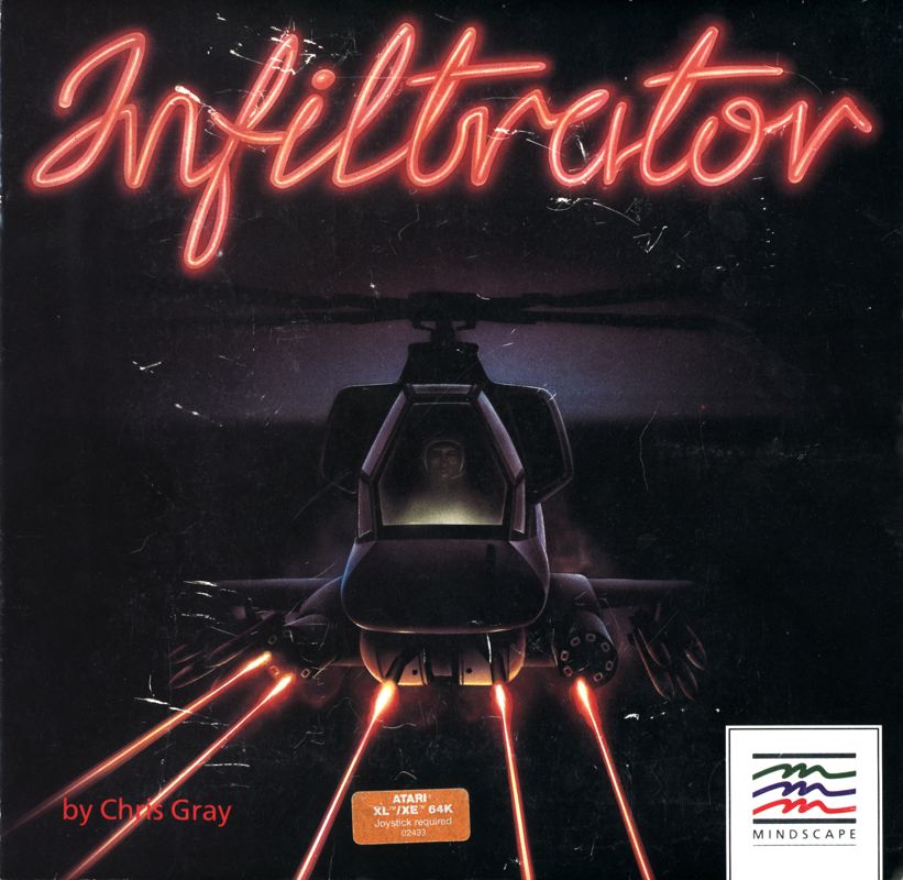 Front Cover for Infiltrator (Atari 8-bit)