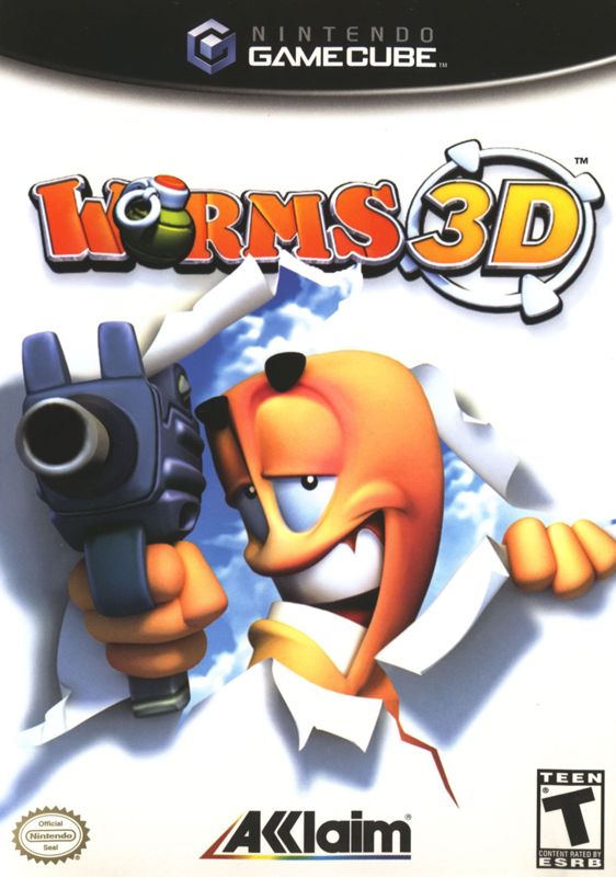 Front Cover for Worms 3D (GameCube)
