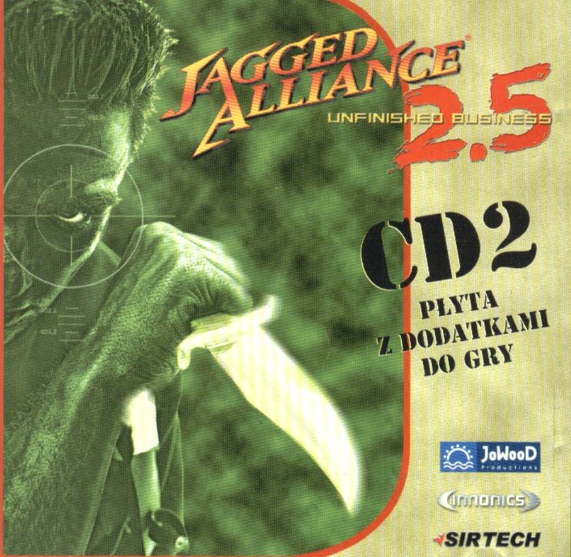 Other for Jagged Alliance 2: Unfinished Business (Windows): Jewel Case Disc 2 - Front Cover