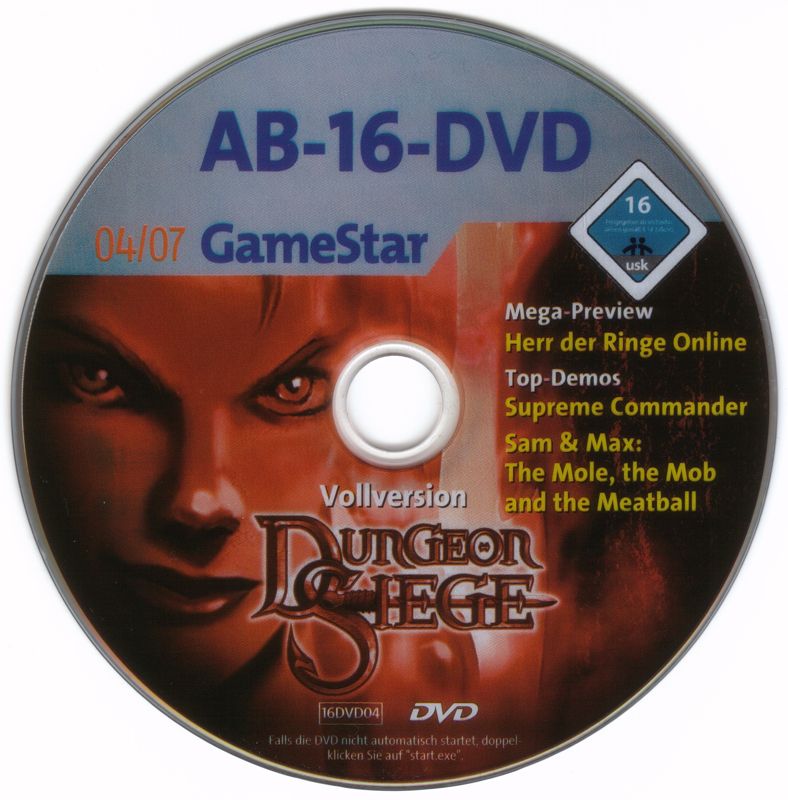 Media for Dungeon Siege (Windows) (GameStar covermount 04/2007)