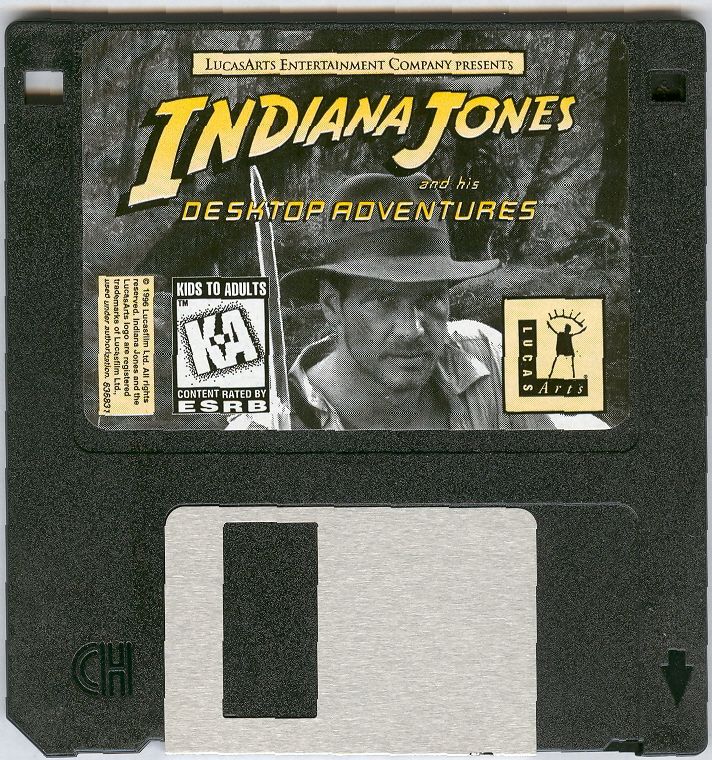 Media for Indiana Jones and his Desktop Adventures (Windows 3.x) (Packaged with Indiana Jones and the Last Crusade)