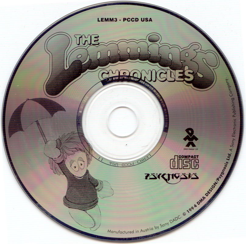 Media for The Lemmings Chronicles (DOS)