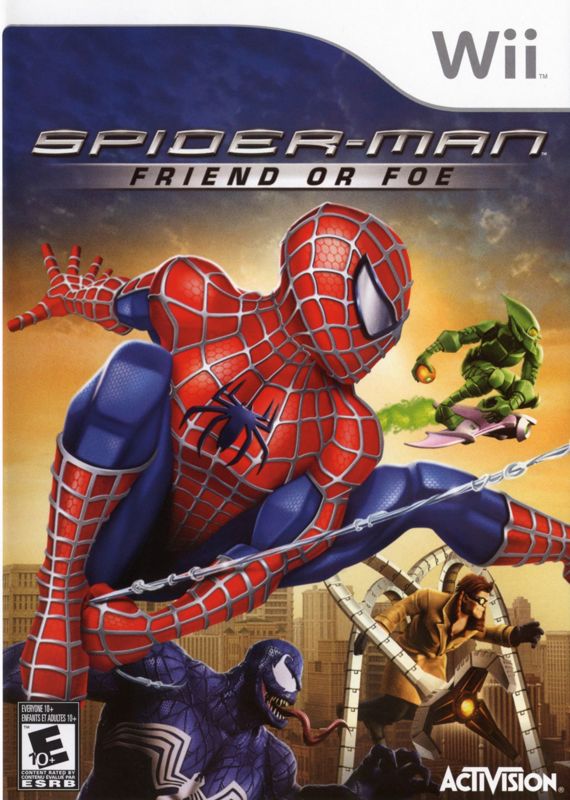 Front Cover for Spider-Man: Friend or Foe (Wii)
