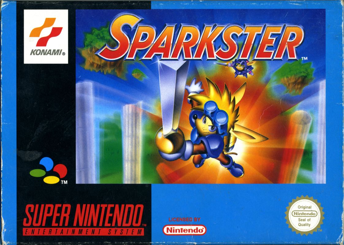 Front Cover for Sparkster (SNES)