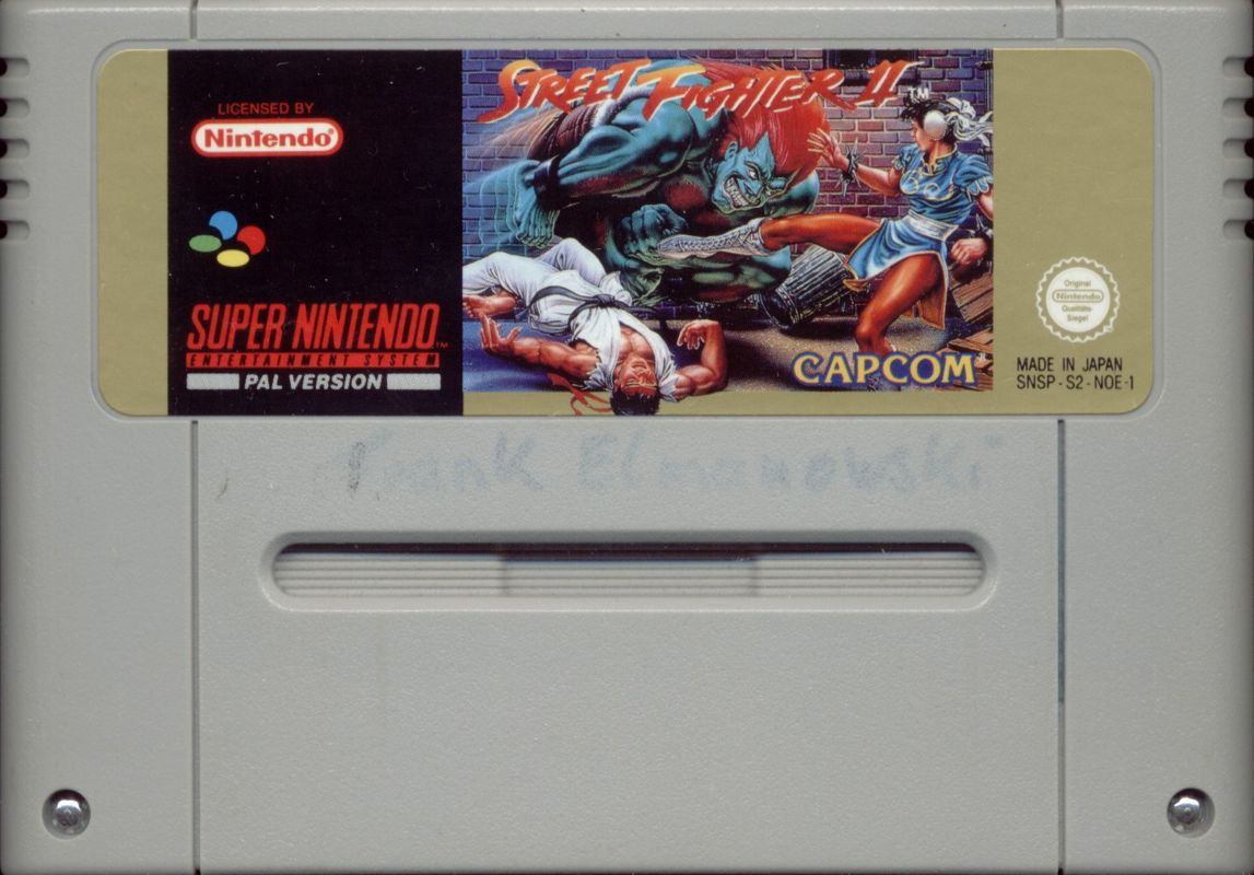 Media for Street Fighter II (SNES)