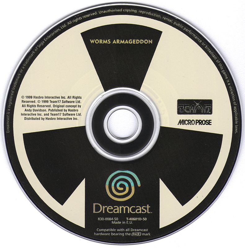 Media for Worms: Armageddon (Dreamcast)