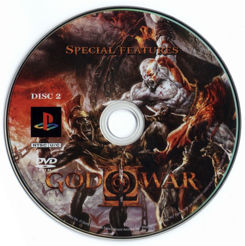 Media for God of War II (PlayStation 2): Special Features Disc