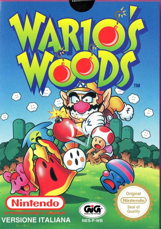 Front Cover for Wario's Woods (NES)