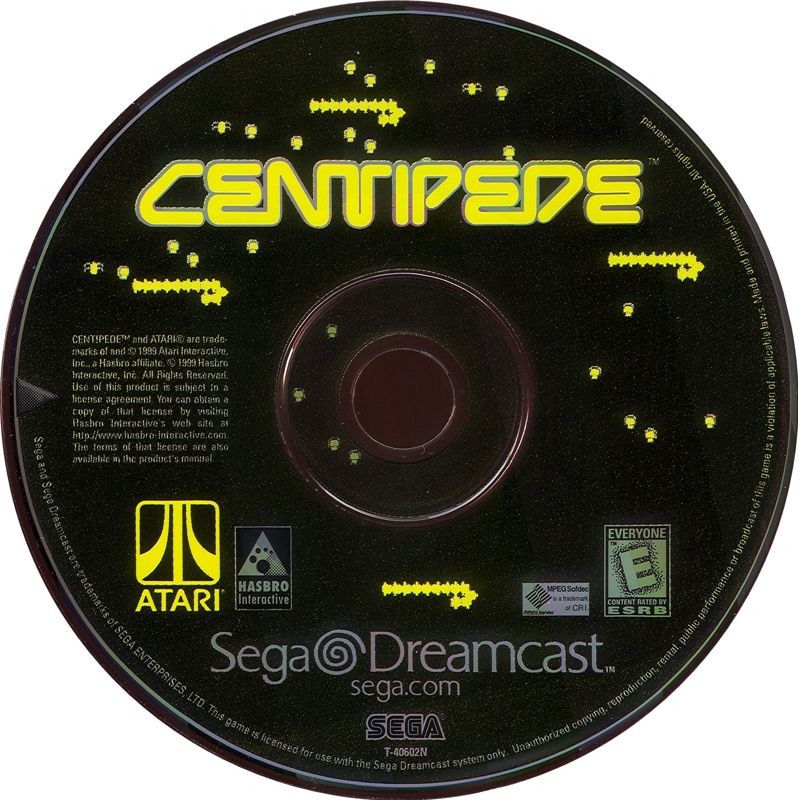 Media for Centipede (Dreamcast)