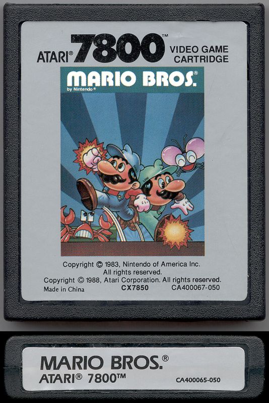Media for Mario Bros. (Atari 7800)