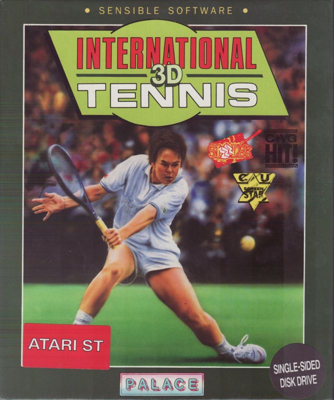 Front Cover for International 3D Tennis (Atari ST)