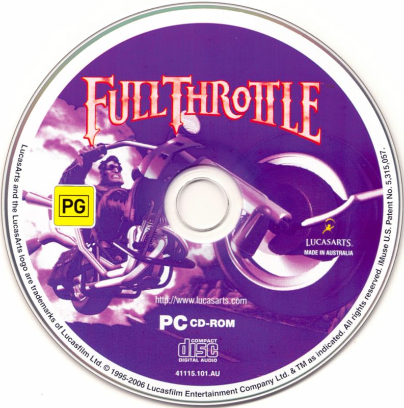 Media for Full Throttle (Windows) (LucasArts Classic release)